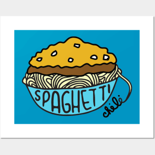 Spaghetti Chili shirt Posters and Art